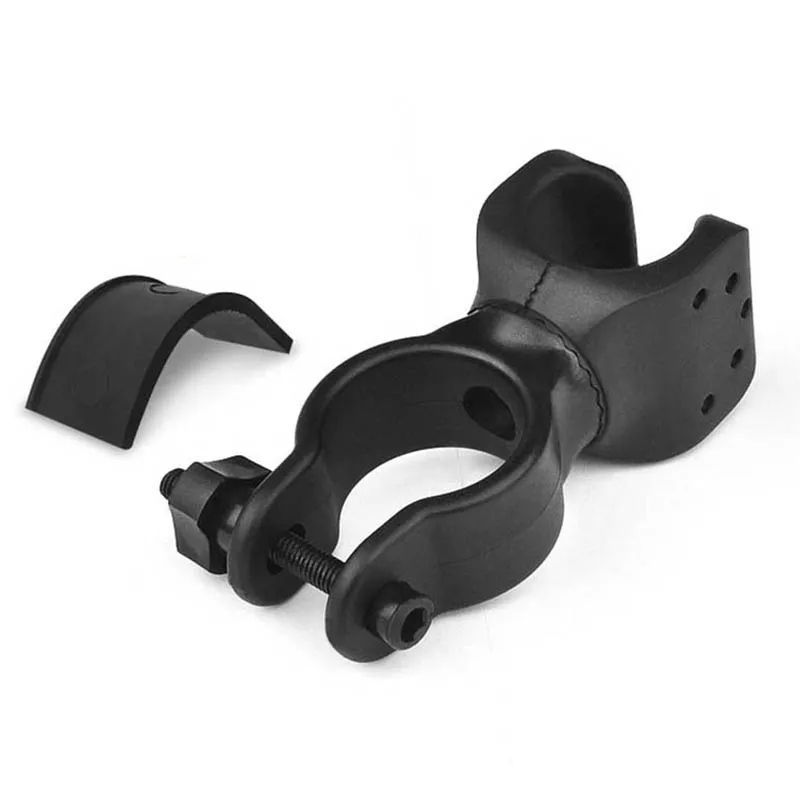 Bicycle Light Bracket Flashlight Mount Holder Antiskid Cycling Bike Light Torch Clip Mount 360 Degree Rotation