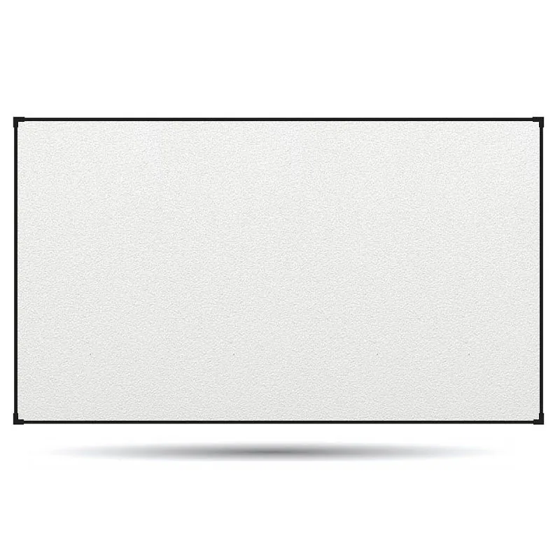 Cinema White Projection Screen 1cm Ultra Narrow Border Slim Frame Home Theater projector screen projection screen
