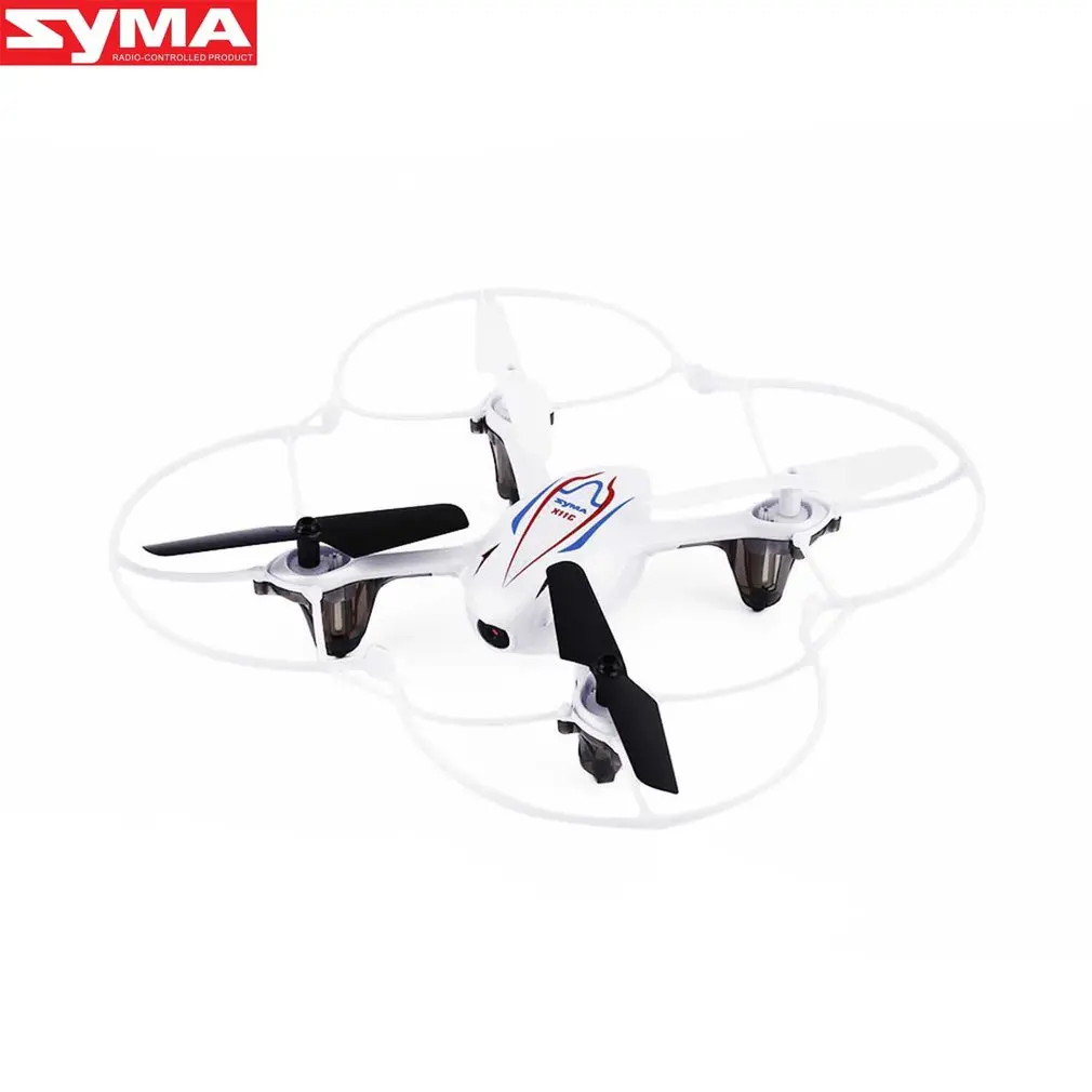 Белый 2,4G 4CH 6 Axis RC Квадрокоптер с HD 2.0MP камерой для SYMA X11C изысканно спроектированный прочный