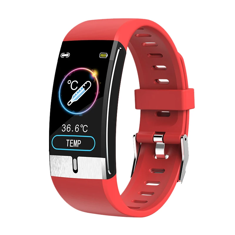 Смарт-часы E66 с измерением ЭКГ температуры тела пульса артериального давления