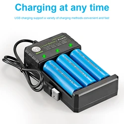 Battery Charger 4.2V Charger Li-ion battery USB Independent Charging Electronic 18650 18500 16340 14500 26650 Battery Charger