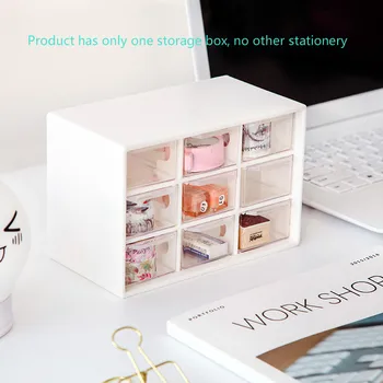 

Simple Desktop Storage Box Plastic Storage Box / Stationery Storage/ office supplies / desktop storage / stationery storage