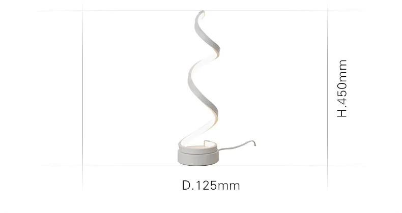 Acrylic LED Table Lamp Eye Protection