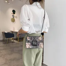 Для женщин змея плечевая сумка с принтом Винтаж через Для женщин сумка через плечо модные женские туфли Курьерские сумки со змеиным рисунком плечевая сумка с принтом#45