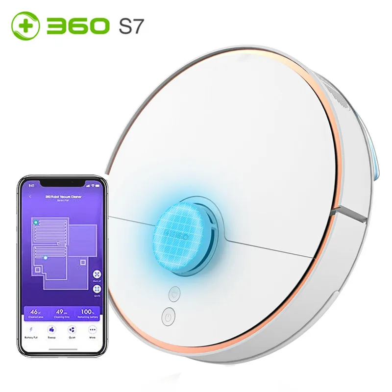 Робот пылесос 360 S7 для вашего дома 2000 па с Wi Fi|Пылесосы| |