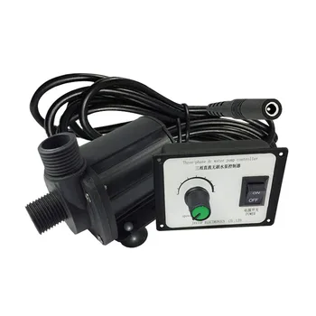 

Long Lifetime Hot Water Circulation Pump Water Pump 12V/24V Brushless 3 Phase 3000L/H Max Adjustable + AC Adapter