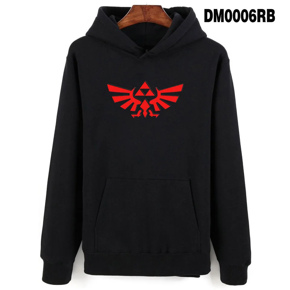 black Legend Of Zelda, толстовки, новинка, мужские, женские, повседневные, толстовки, осень/зима, Vogue, теплая толстовка с капюшоном, уличная мода, толстовки с принтом - Цвет: black