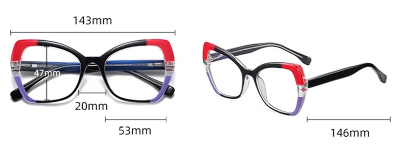 blue lens glasses SHAUNA Retro TR90 Cat Eye Women Glasses Frame Clear Anti-blue Light Men Optical Spring Hinge Colorful Eyeglasses Frames light blocking glasses