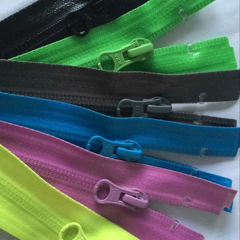 1/2Meters 5# Nylon Waterproof Zipper Tape Decorative TPU Invisible Zip Bag  Jacket Clothes Luggage Zips