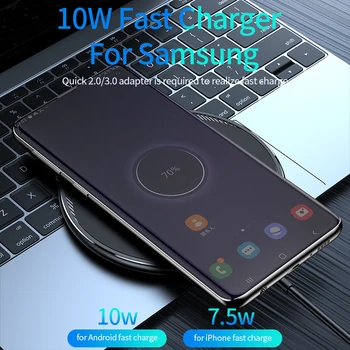 Qi Wireless Charger For iPhone 11 Pro 8 X XR XS Max 10W Samsung S10 S9 S8 5
