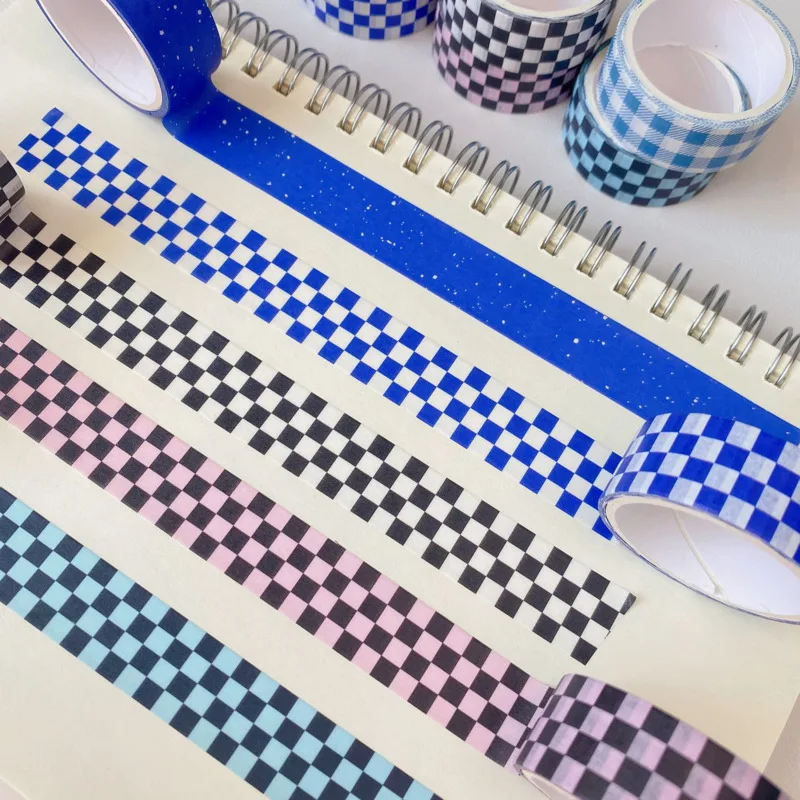 Journaling Simple Grid Lattice Masking Tape 5meter Roll Japanese