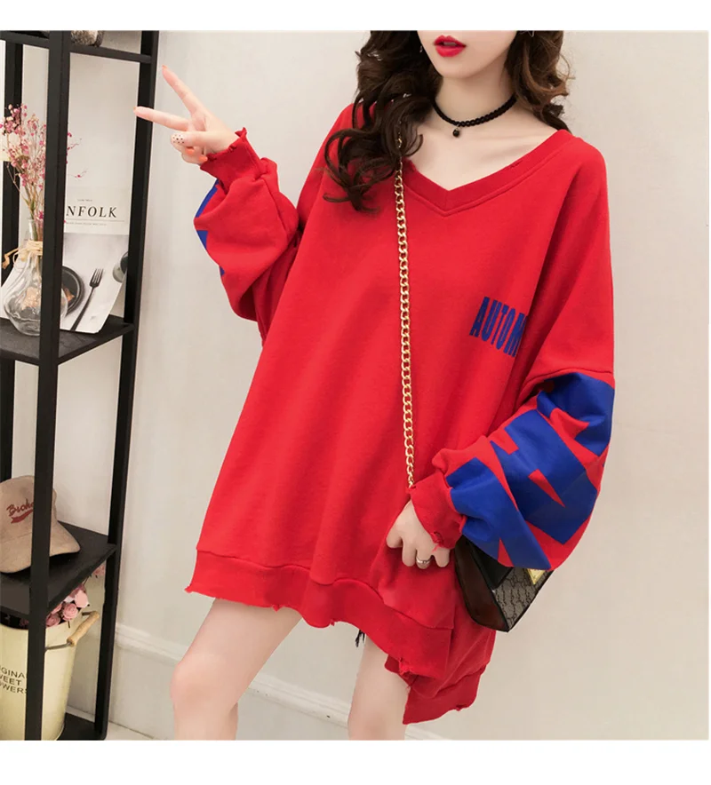 Women Hoodies Spring Harajuku Cool Jumpers Loose Long Sleeve Hoodies Sweatshirts Fashion Women Casual Sweatshirt Oversized