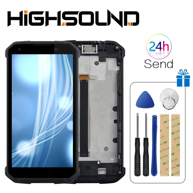 For Blackview BV9500 Pro LCD Display and Touch Screen 5.7 With Frame +Tools +Film Assembly For Blackview BV9500 pro