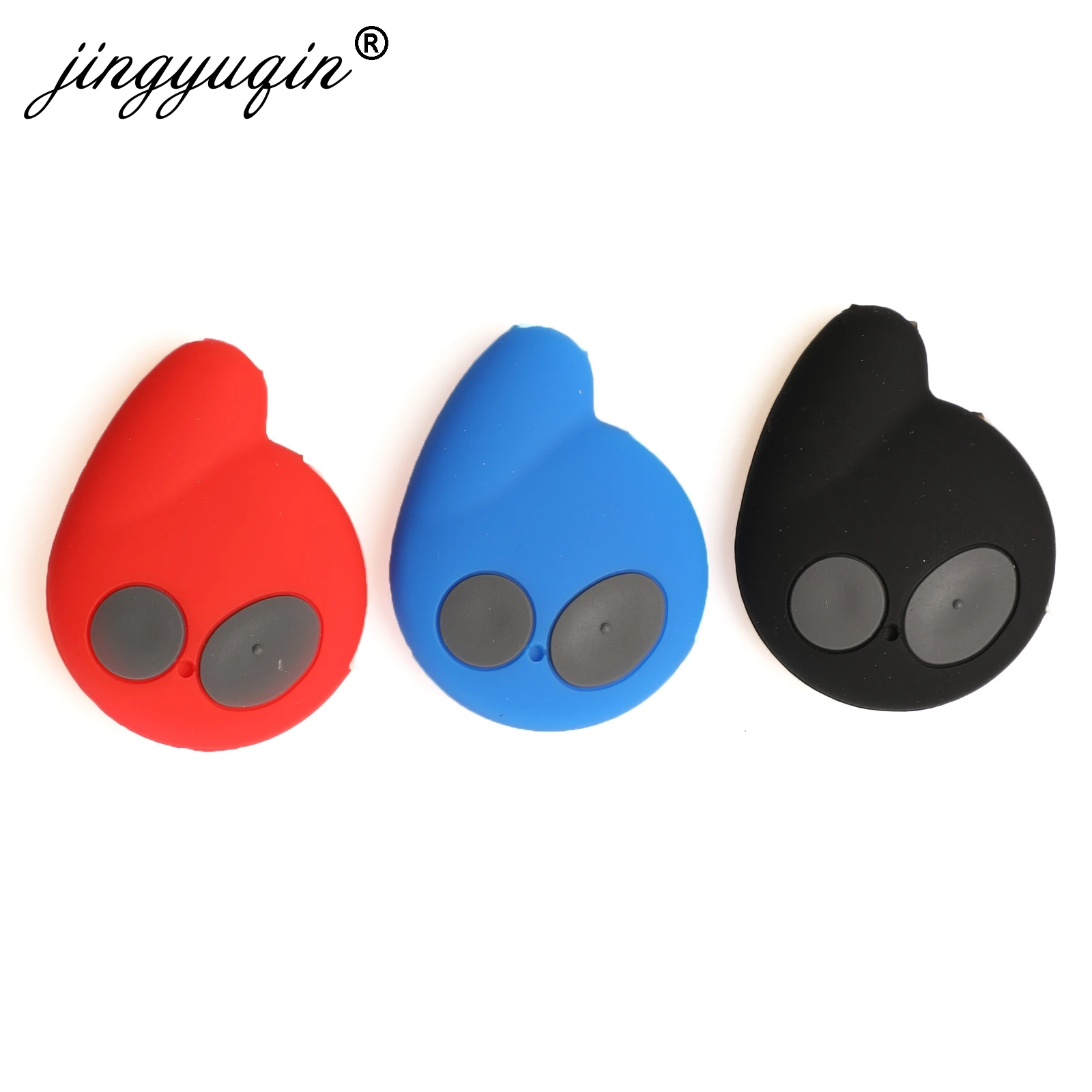 

jingyuqin Remote Silicone Key Case 2 Buttons Fit for Cobra Alarm 7777 Remote Key FOB Cover Protector Holder