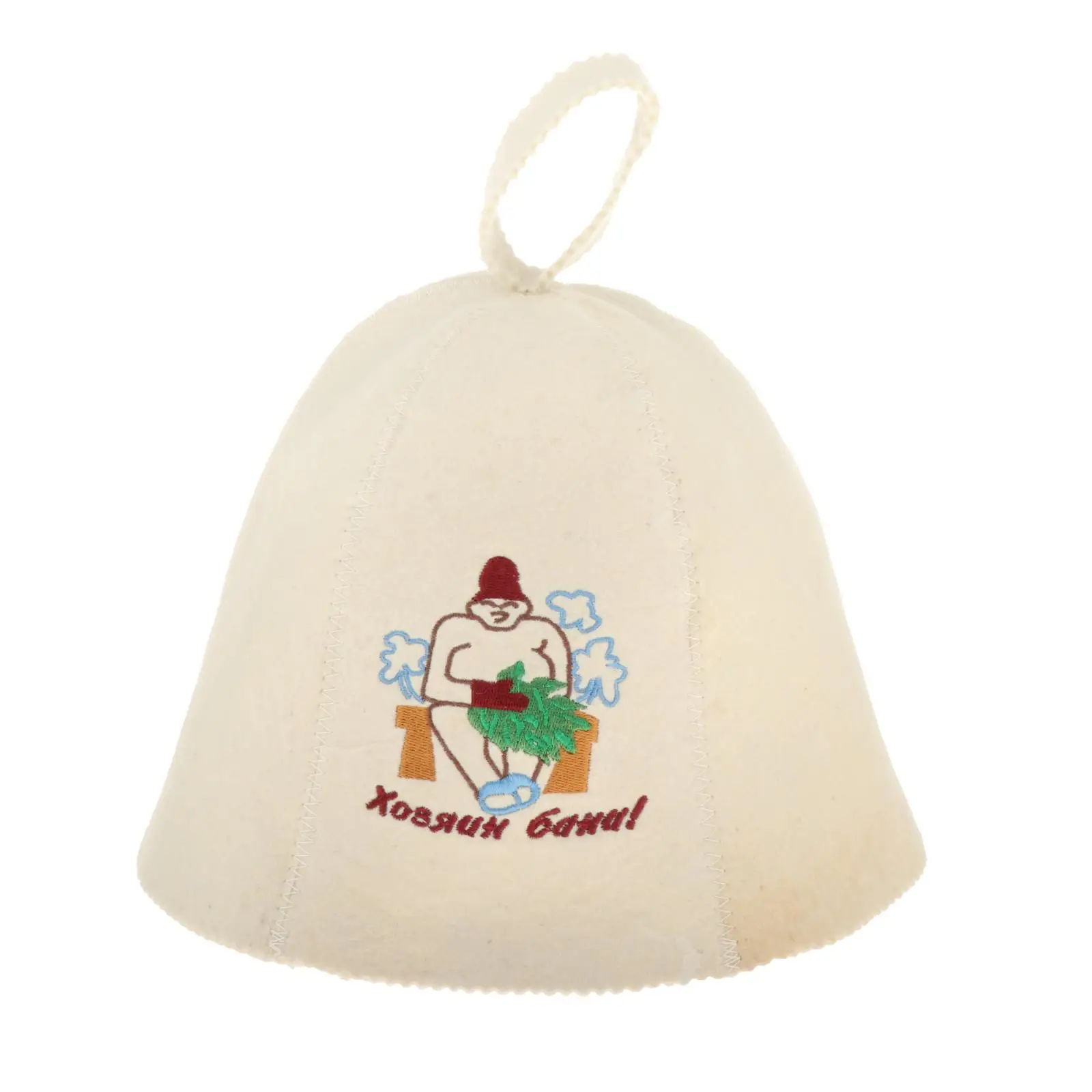 Finnish Sauna Hat Wool Felt Banya Cap 