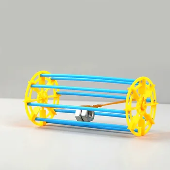 

STEAM Toy Educational DIY Science and Technology Handmade Works Hook Wheel Model Making Science Education