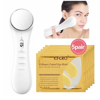

Face Lifting Tighten Wrinkle Removal Skin Care Face Massager Crystal Collagen Eye Mask Vibration Massager Beauty Device
