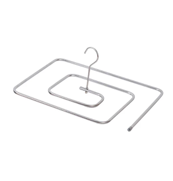 Stainlesssteelsquare Спиральная вешалка многофункциональная круглая крышка листы вращающийся креативный балкон сушильная стойка - Цвет: Stainlesssteelsquare