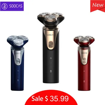 

Soocas S3 Electric Shavers For Men Rechargeable 3 Cutter Head Dry Wet Shaving Razor Waterproof USB Charging Shaving