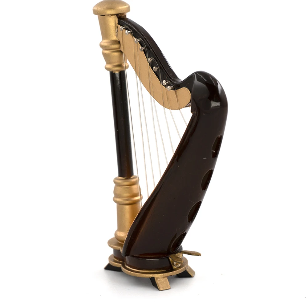 Miniatur Harfe Mini Musikinstrument Dekoration