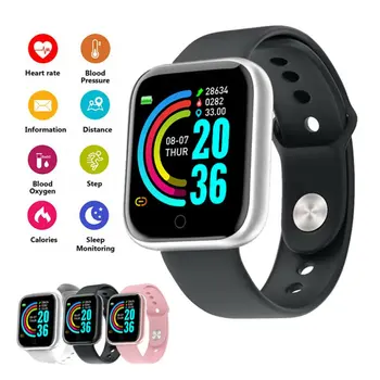 

Y68 Smart Watch Men Women Heart Rate Monitor Bracelet Sleep Health Monitor Fitness Tracker Waterproof New