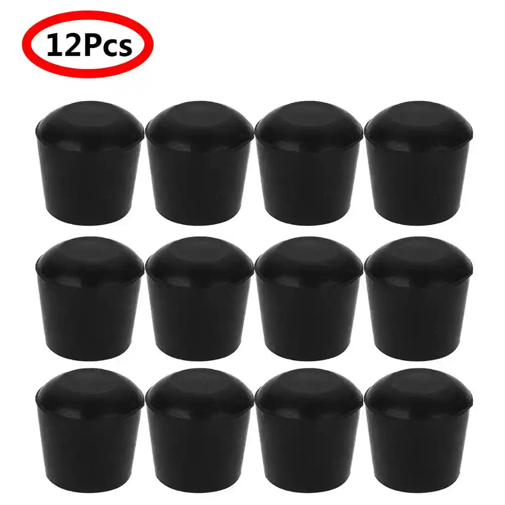 12pcs Rubber Furniture Foot Table Chair Leg End Caps Covers Tips Floor Protectors For Indoor Home Outdoor Patio Garden Office Bath Mats Aliexpress