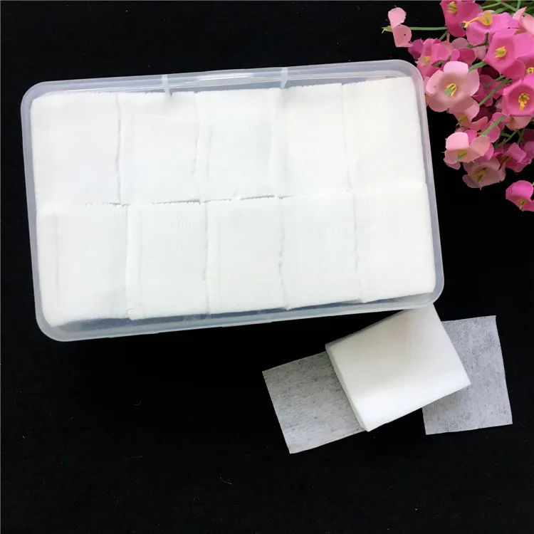 

H031 Han Poem Rose 1000 PCs Plastic Boxed Super Soft Cotton Unloading Cotton Puff