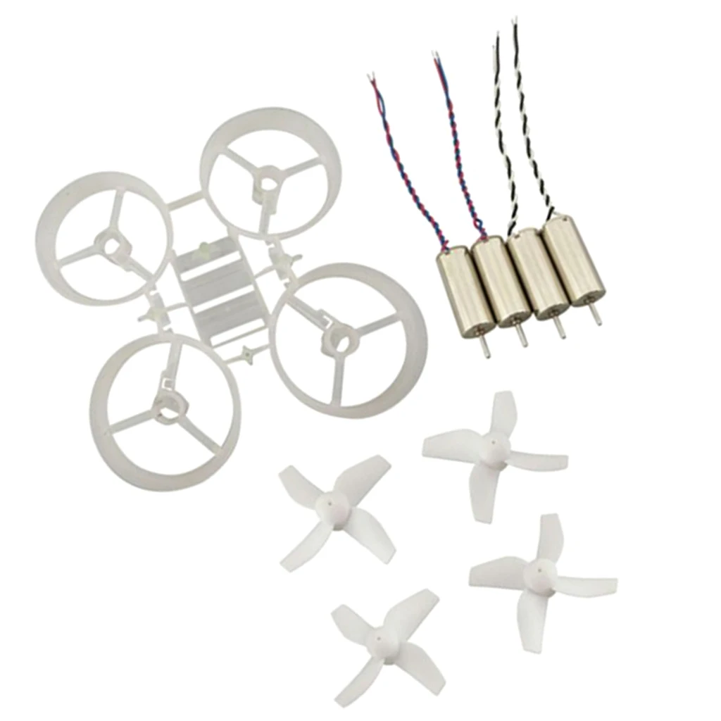 Мини рама RC + 4 шт. пропеллеров двигателя 0615 для JJRC H36 E010|Детали и аксессуары| |