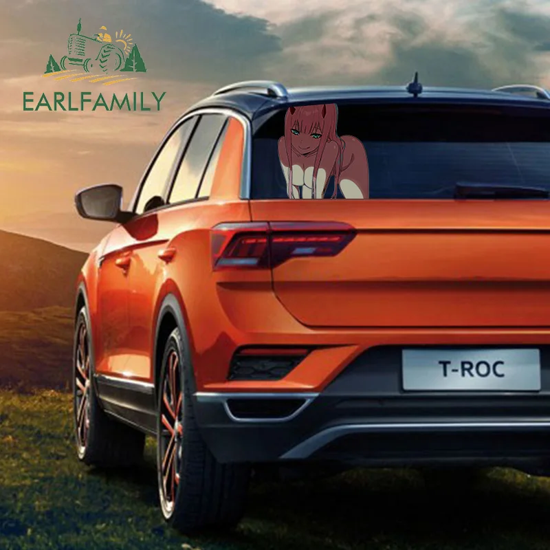 EARLFAMILY 43 см x 41 5 для Дарлинг во Фране два аниме красота автомобильные наклейки и