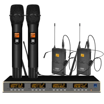 

Professional UHF Wireless Microphone System Handheld Microphone Headset Microphone for Stage Microphone Wireless