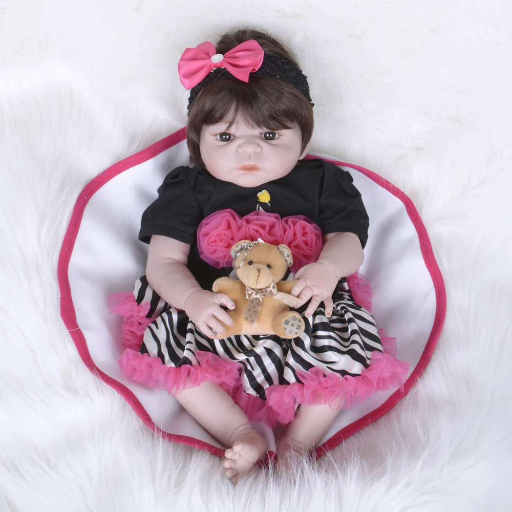 Коллекционная кукла Bebe Reborn, полностью виниловая кукла для новорожденного, сделай сам, эксклюзивная кукла принцессы, подарок на день ребенка, 55 см