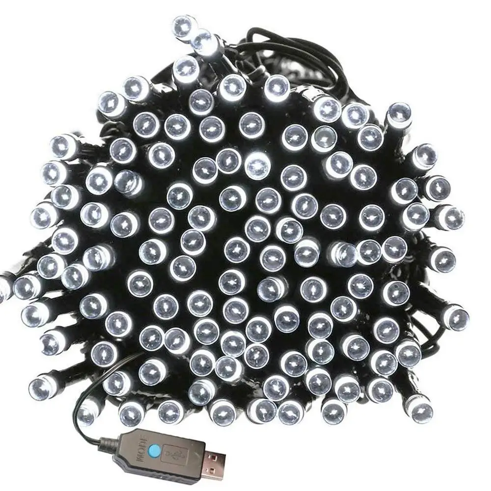 Светодиодная гирлянсветильник с питанием от USB 5 в постоянного тока 10 м 20 100/200