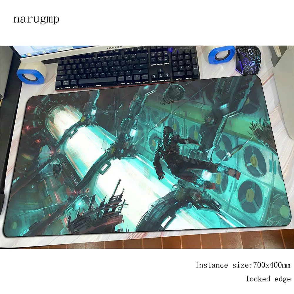 dead space mousepad gamer 70x40cm large gaming mouse pad cheapest notebook pc accessories laptop padmouse ergonomic mat | Компьютеры и