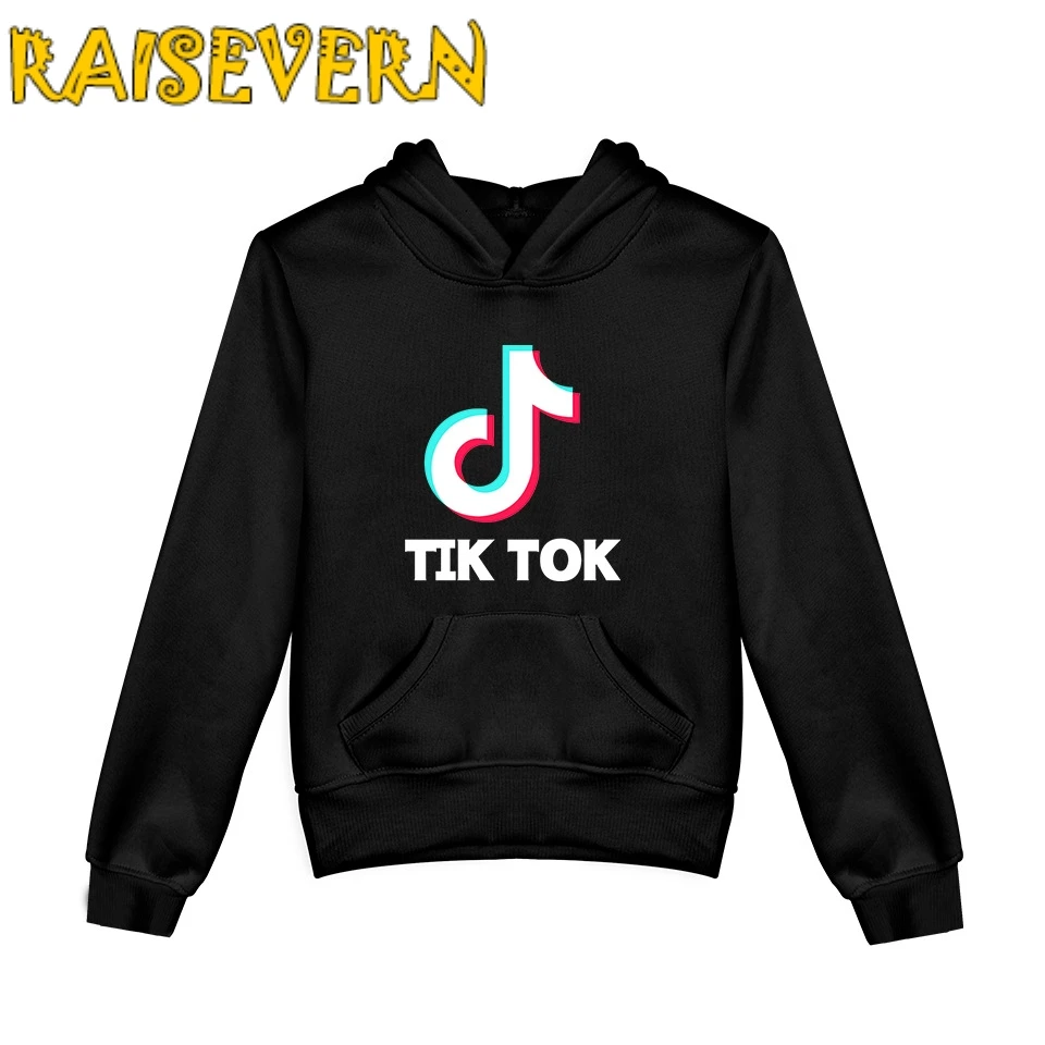 

Tic Tok Hoodies Family Matching Outfits Kids Baby Boys Girls Hooded Hoodie Sweatshirt With Pocket Children's Casual Sportswear