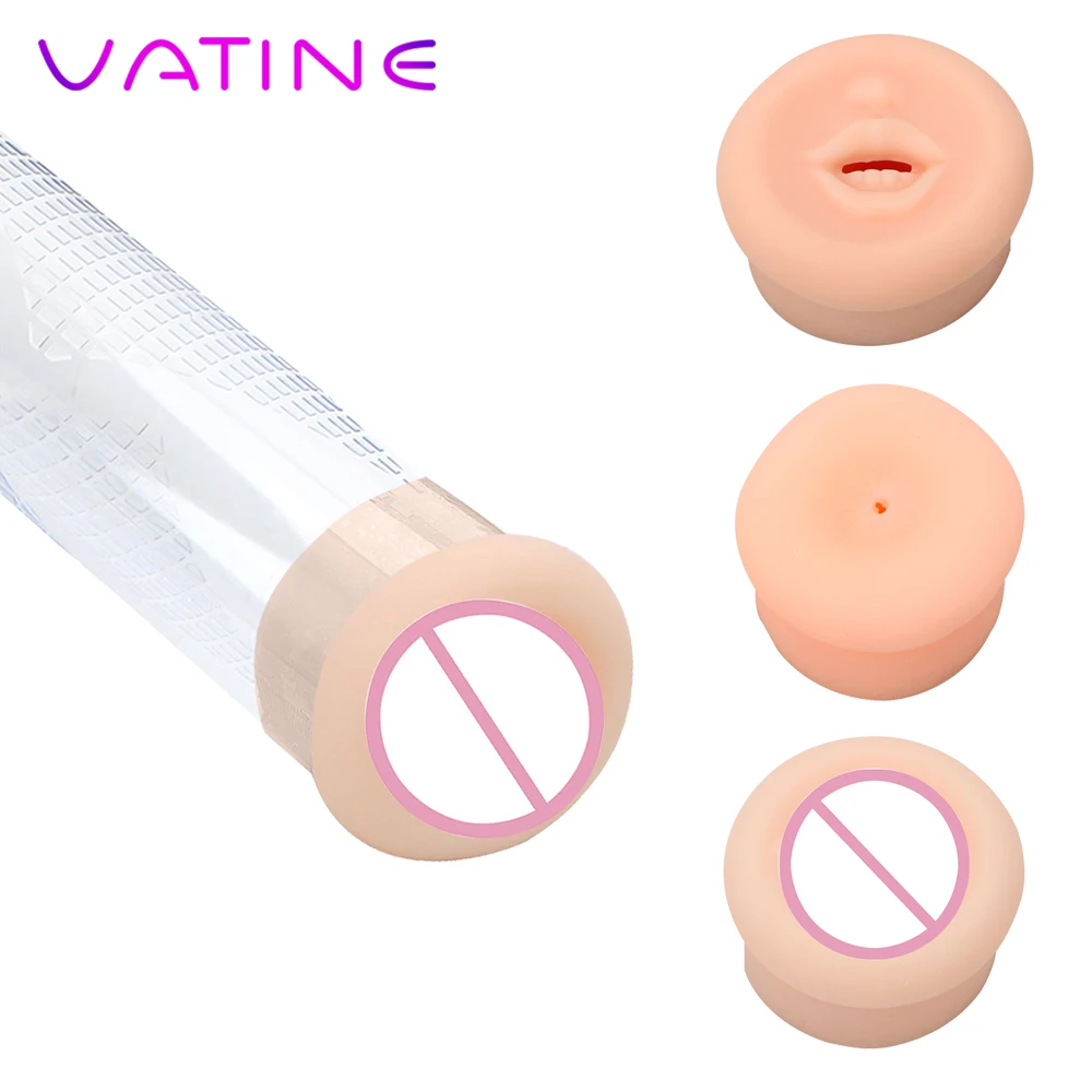 VATINE 1 шт. эластичный пончик сменный рукав уплотнение насос для увеличения пениса