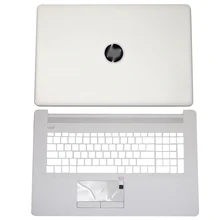 Для hp 17-CA 17-белый ноутбук ЖК-дисплей задняя крышка/ЖК-дисплей передняя панель/Упор для рук верхний чехол/нижний чехол