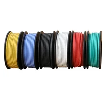 5 м/лот Электрический провод UL1007 18AWG ПВХ-изолятор Луженая Медь многожильный электронный провод 300 в крюк-вверх электрическая лебедка для DIY