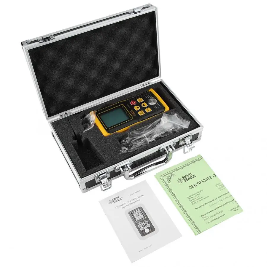 Умный датчик AR850 + Высокоточный цифровой ультразвуковой толщиномер Измеритель