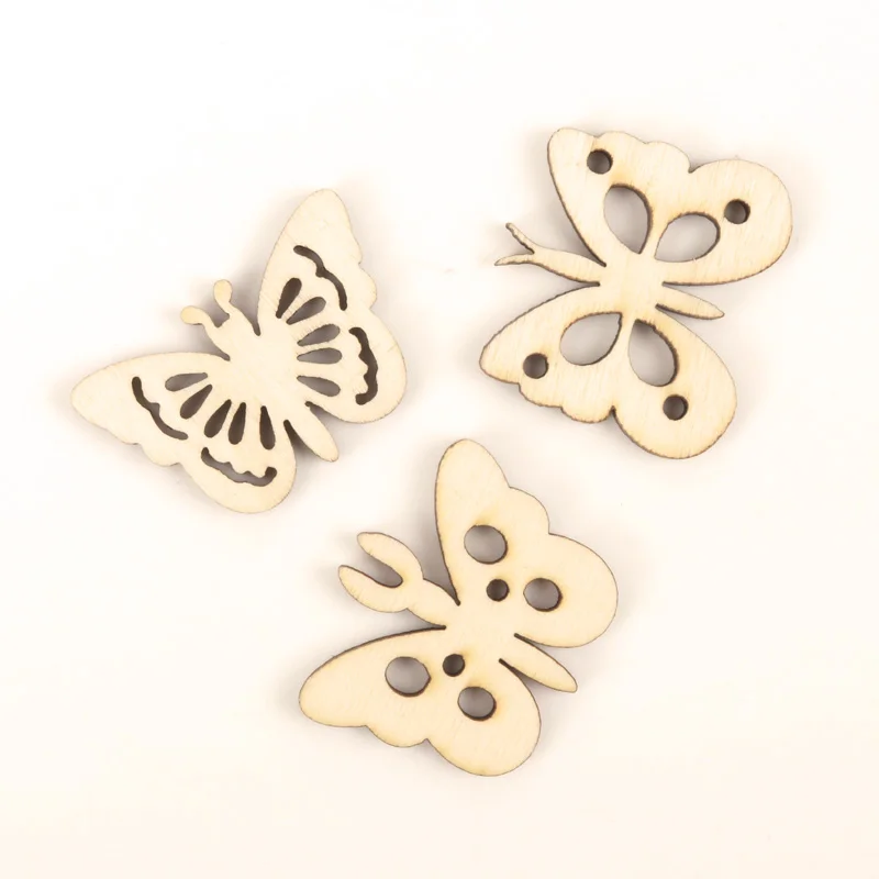 Flower-Butterfly-Wooden-Pattern-Scrapbooking-Painting-Collection-Craft-Handmade-Accessory-Home-Decorate-DIY-29-34mm-10pcs (4)