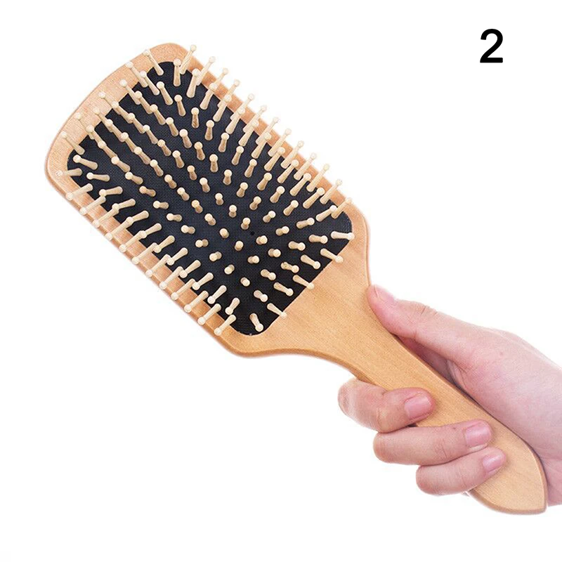 Buy Piece Of Practical Bamboo Hair Brush Air Bag Massage Scalp Wood Comb  Styling Tool At Affordable Prices — Free Shipping, Real Reviews With Photos  — Joom | 1pcs Practical Hairbrushes 