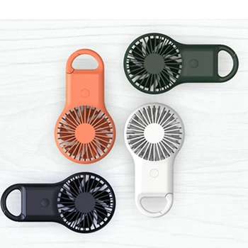 

Carabiner Fans USB Charge Handheld Fans with 7 Colors Lights Portable Small Fan C Air Cooler