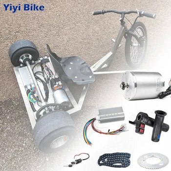 Billig Elektrische Roller Kit Electric Bike Conversion Kit 3000w 48V-72V Elektromotor Für Skateboard Ebike Motor Controller 50A Gehen Kart