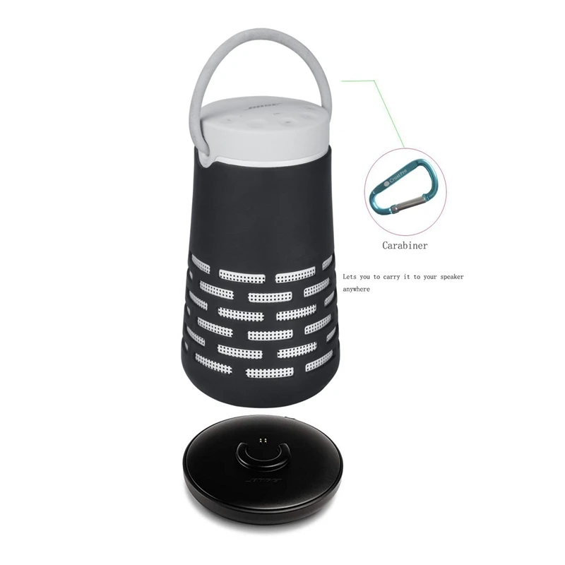AMS-Премиум силиконовый чехол для Bose Soundlink Revolve+ плюс Bluetooth динамик для путешествий сумка для переноски рукав защитная коробка сумка(S