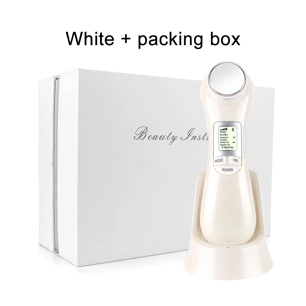  AOPHIA Skin Care Massager Facial Mesotherapy Electroporation RF RadioFrequency LED Photon Face Lift