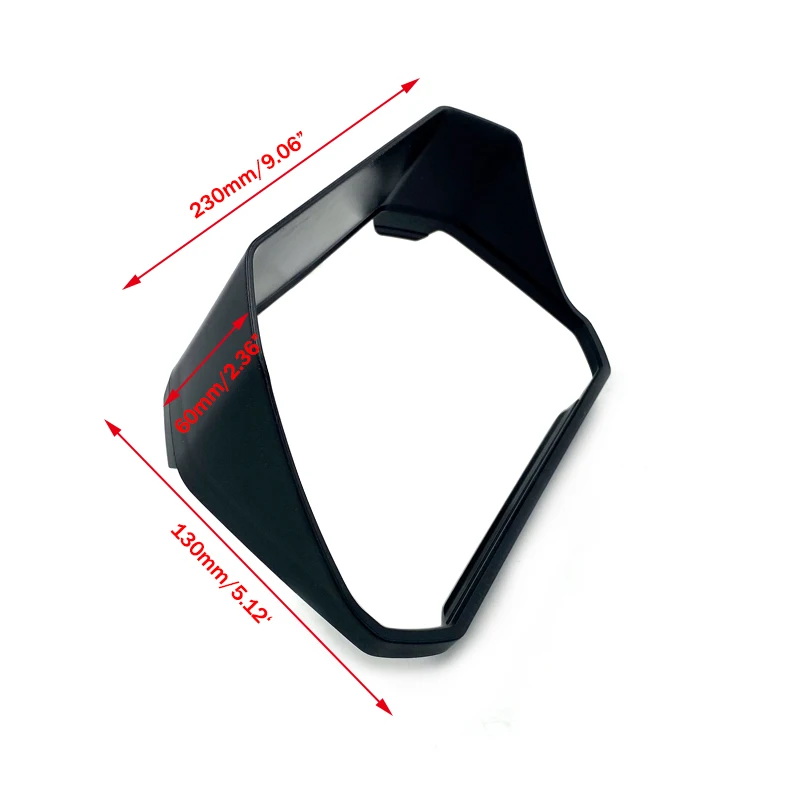 Motorcycle Sun Visor Speedometer Tachometer Cover Display Shield (6)