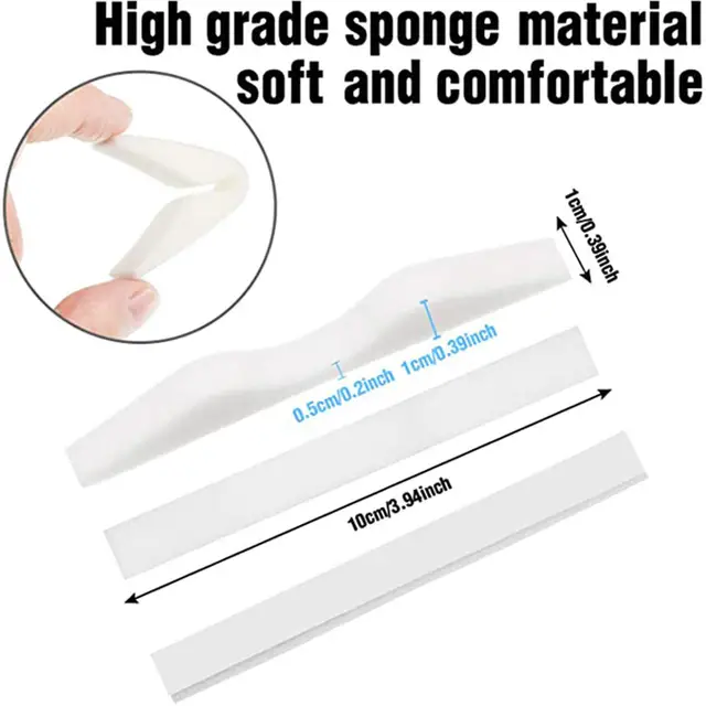 10/20pcs Self-adhesive Masks Pad Sponge Strip Comfortable Seal Protect Nose Bridge Mat DIY Craft Supplies Mask Accessories 2