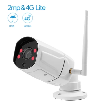 شراءرصاصة 1080P المعادن Ip كاميرا واي فاي اللاسلكية في الهواء الطلق مقاوم للماء الأشعة تحت الحمراء للرؤية الليلية 4G كشف الحركة Cctv كاميرا ويب Freeshipping