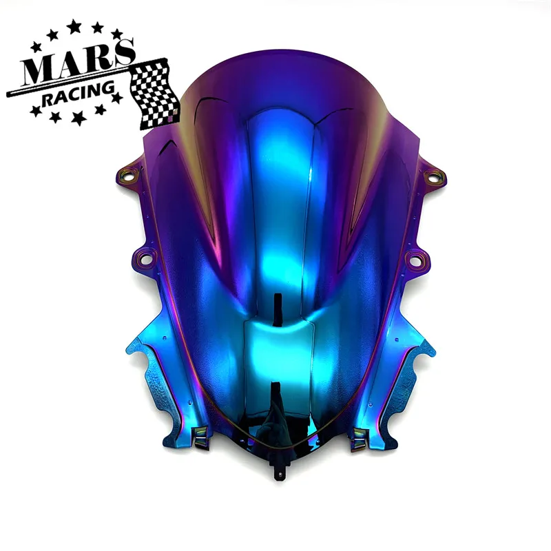 Мотоцикл гальванический лобовое стекло козырек-отражатель для YAMAHA YZF R15 V3.0 YZF-R15 V3 двойной пузырь