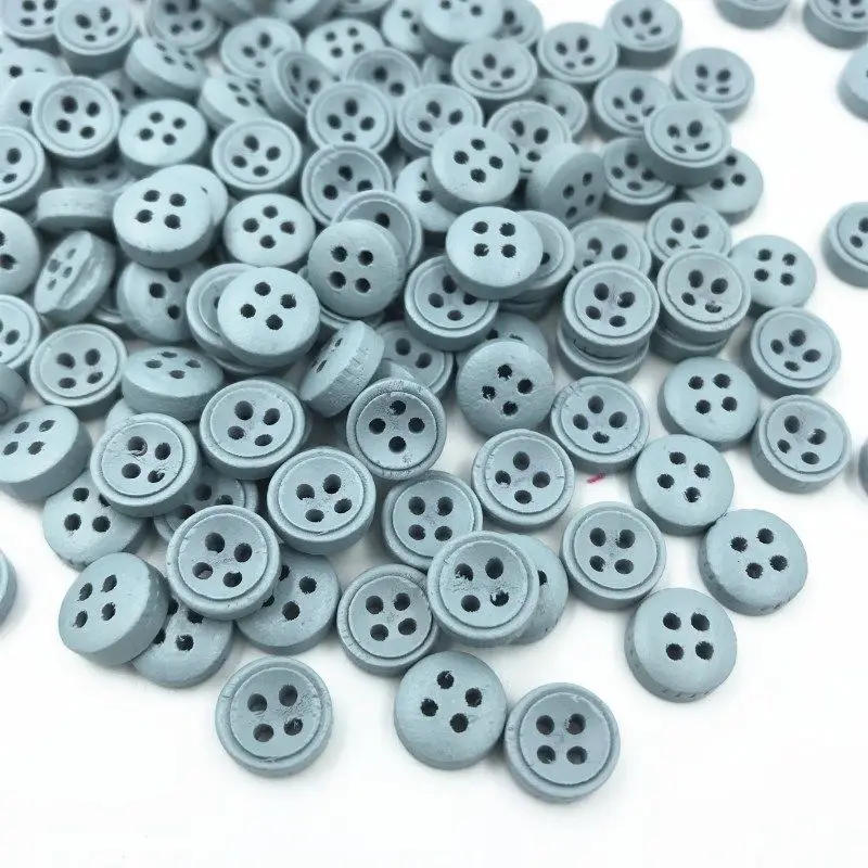 Light blue-200 DIY 200 шт с 4 отверстиями смешанный цвет круглый диван кнопки для шитья скрапбукинга 9 мм - Цвет: Light blue-200