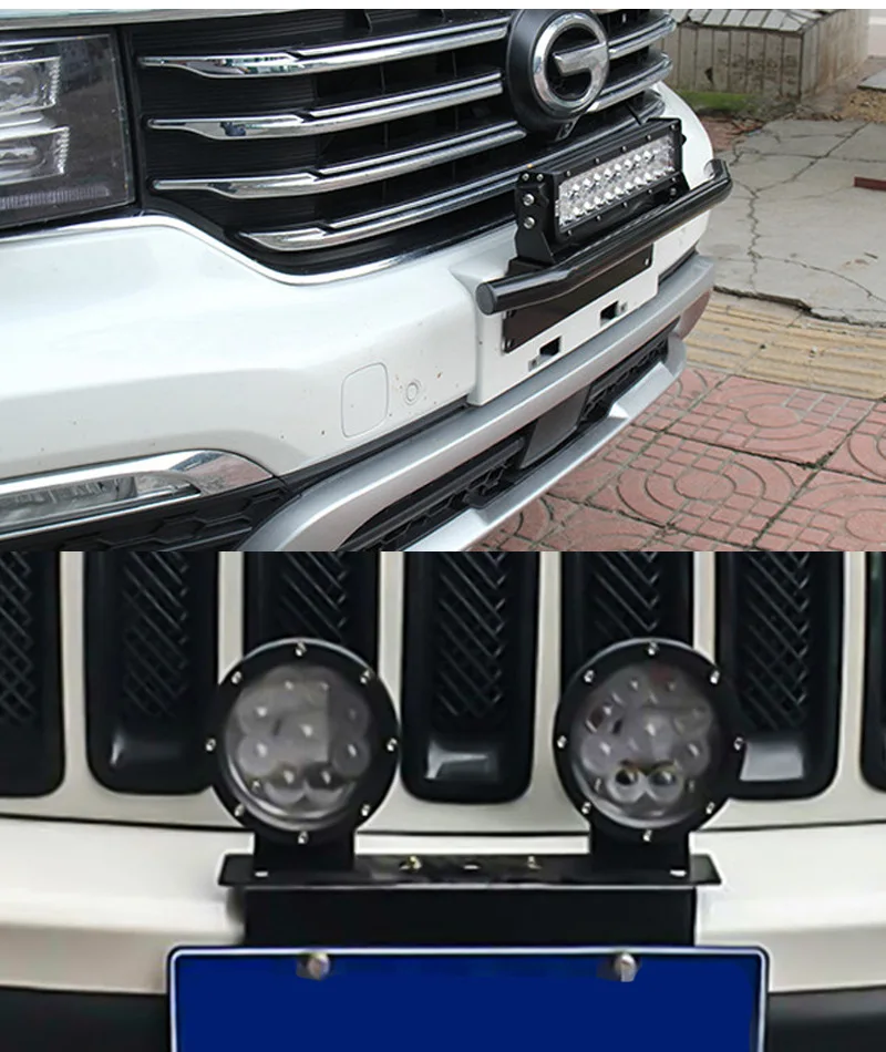 Автомобильный внедорожный Автомобильный Универсальный держатель из алюминиевого сплава рабочий свет модифицированный держатель Автомобильный держатель